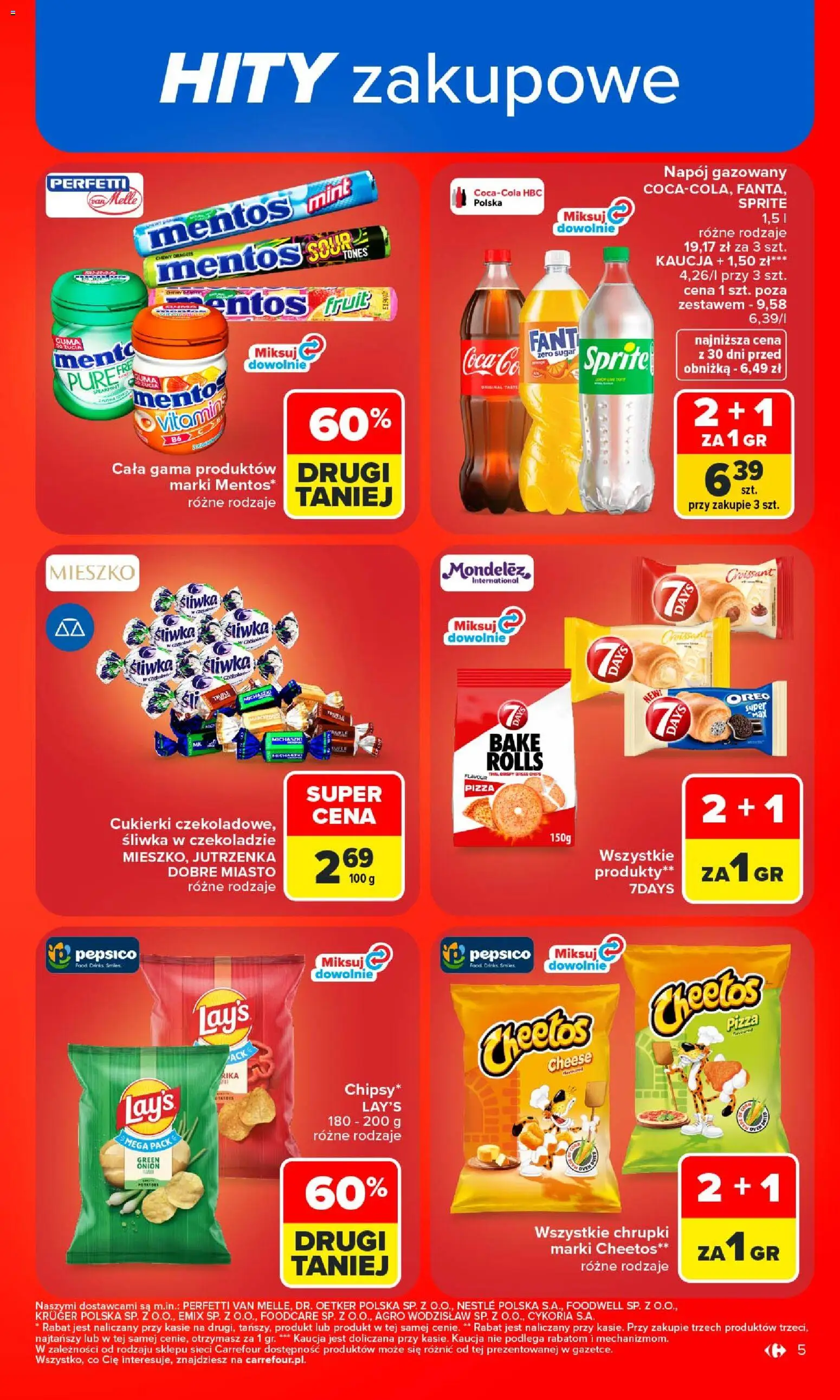 Carrefour gazetka od 14.09.2026 | Strona: 7 | Produkty: Cykoria, Chrupki, Oreo, Pizza