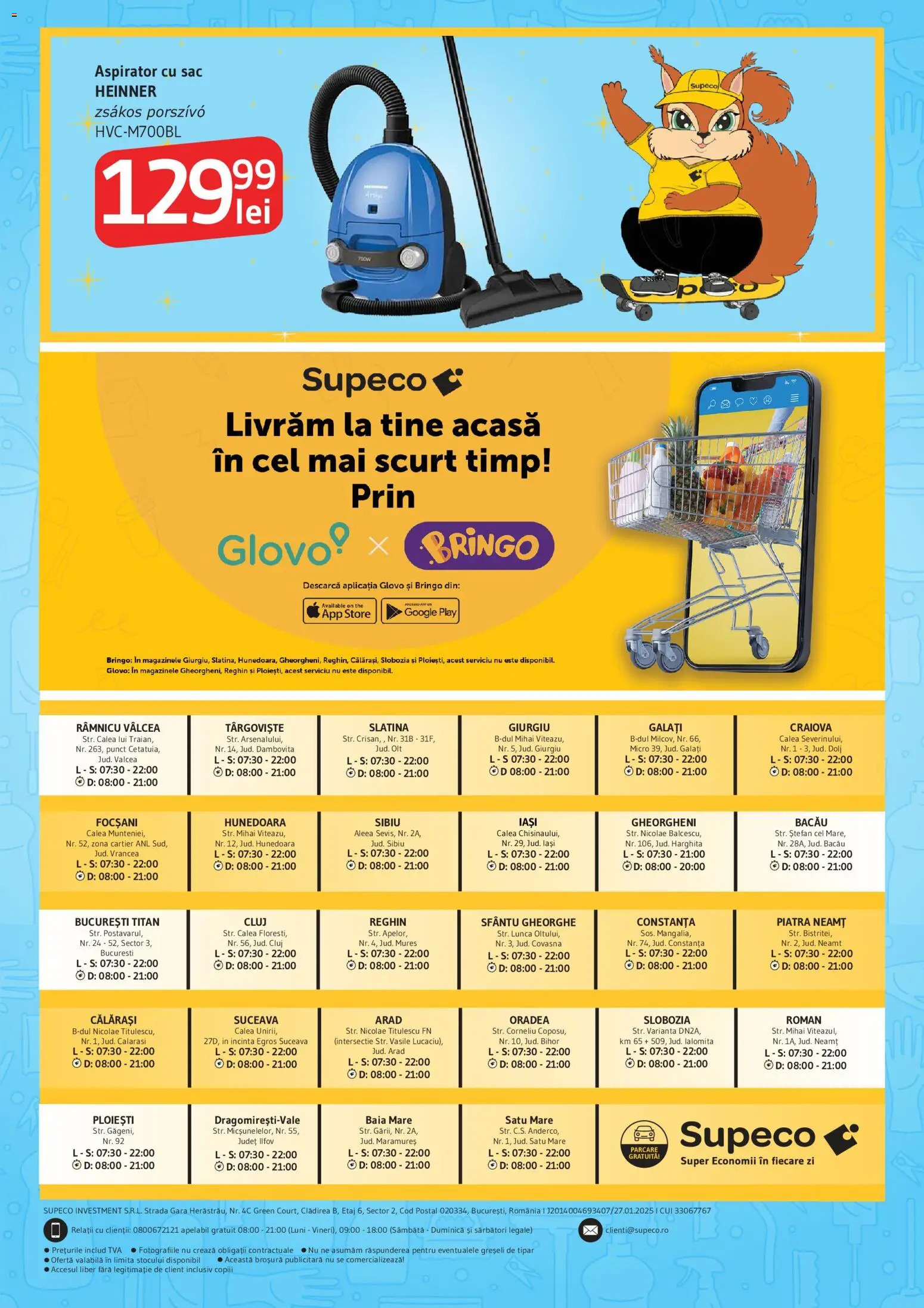 Noul catalog Supeco – valabil de la 16.07.2026 | Pagină: 13 | Produse: Aspirator