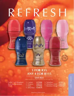 Justine specials catalogue – valid from 01.05.2026 | Page: 65 | Products: Fragrance, Deodorant, Antiperspirant