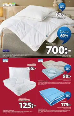 JYSK erbjudanden - Förhandsvisning av reklamblad från butik JYSK aktuell från 01/06/2026 | Sida: 15 | Produkter: Täcke, Kudde