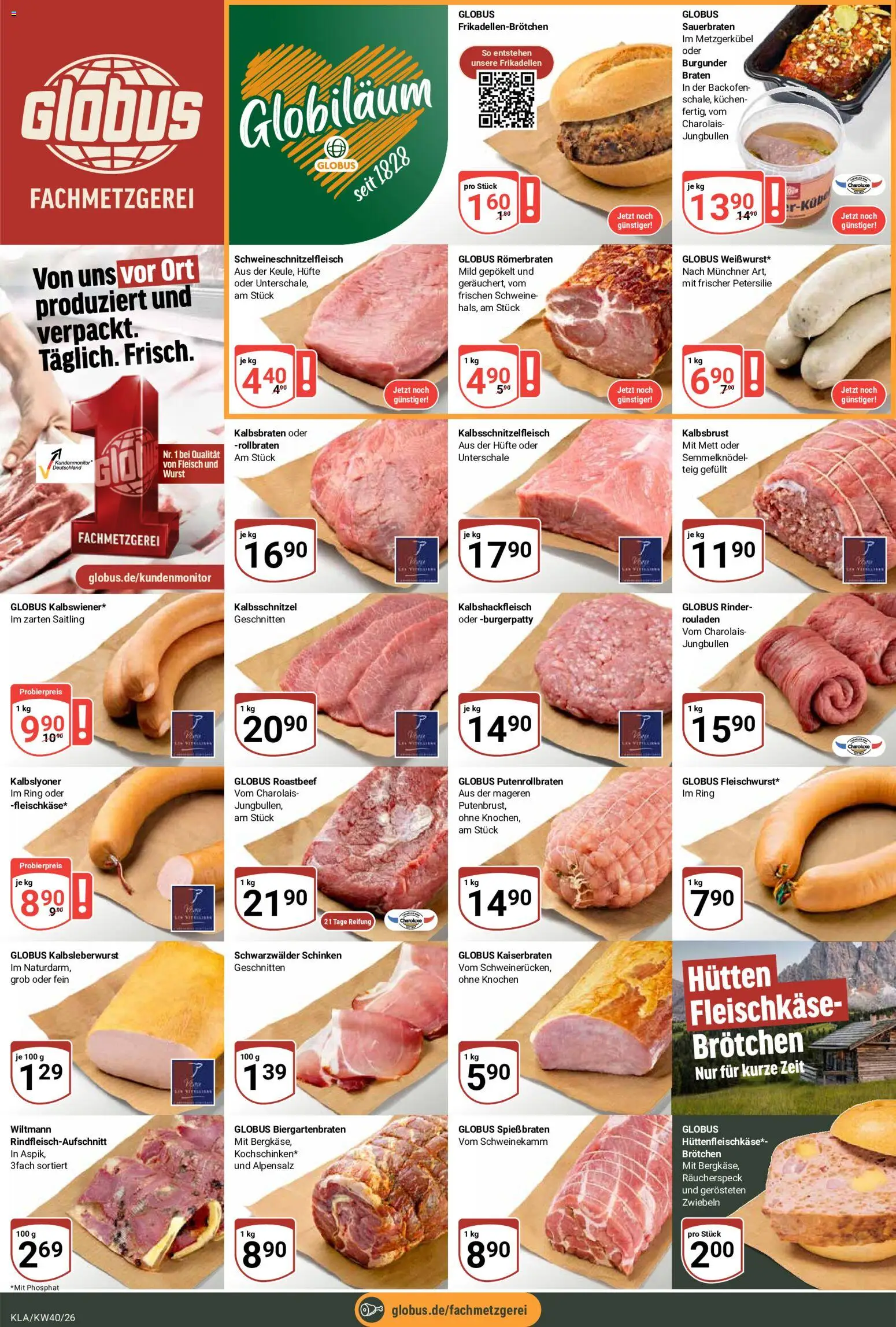 Globus Prospekt Kaiserslautern – gültig ab 28.09.2026 | Seite: 10 | Produkte: Petersilie, Schinken, Kuchen, Fleisch