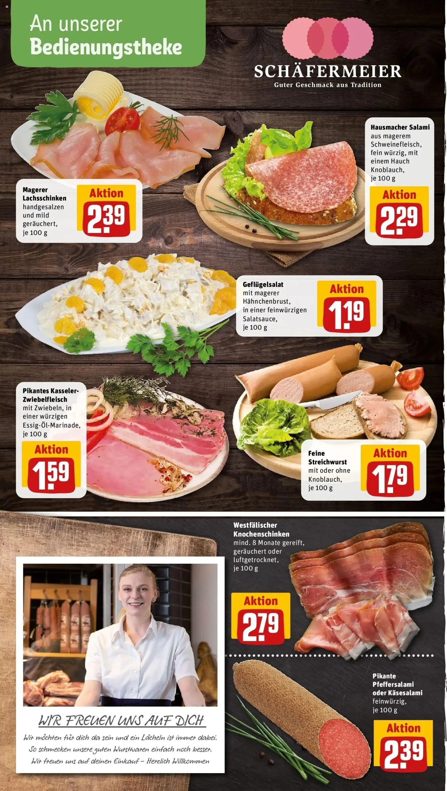 REWE Prospekt ab 12.10.2026 zum Blättern » Angebote | Seite: 10 | Produkte: Salami