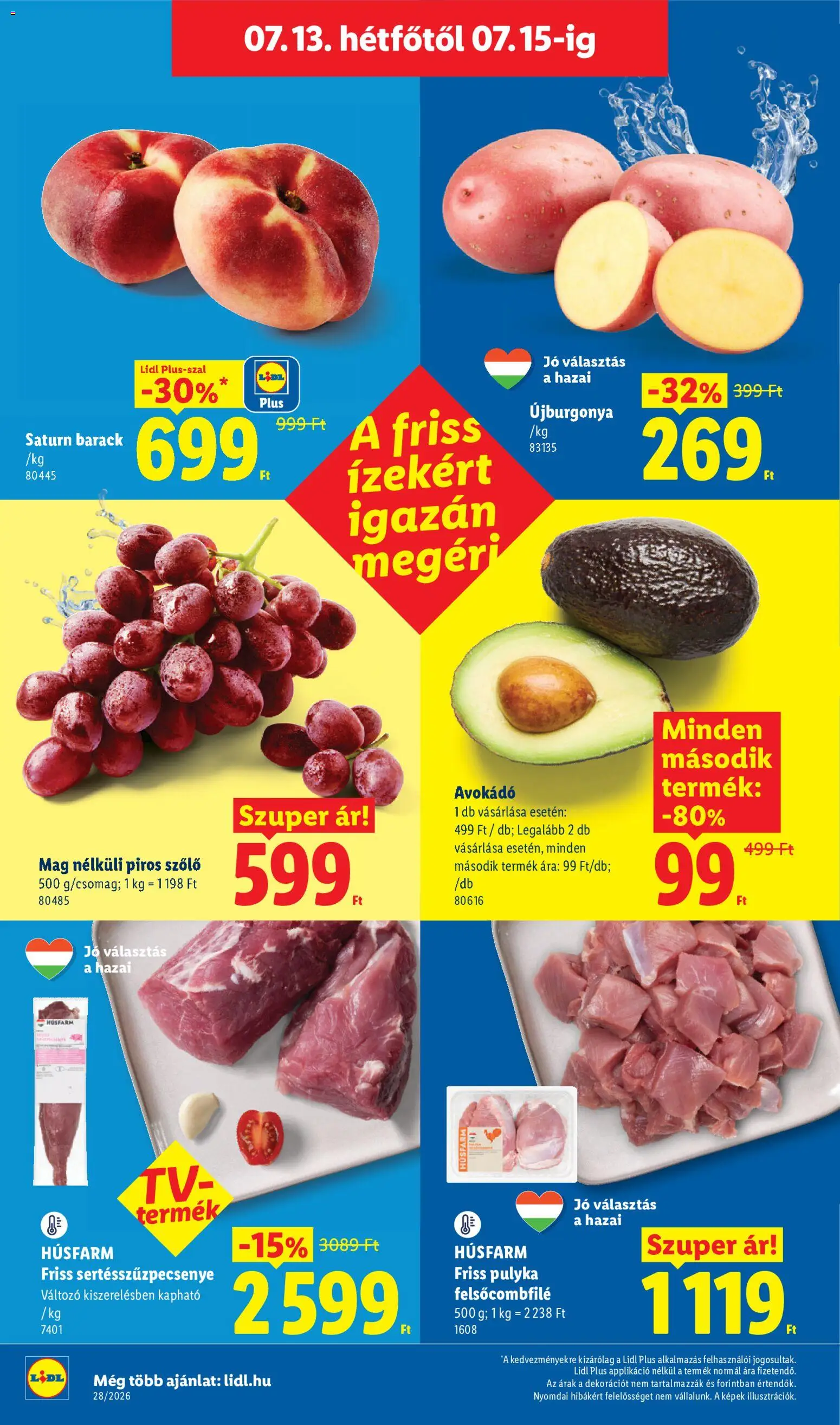Lidl akciós ujság - amely érvényes a következő dátumtól: 2026.07.09. | Oldal: 62