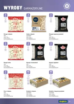 Pogląd oferty "Makro gazetka - Mrożonki" - ważna od 01.05.2026 | Strona: 43 | Produkty: Kapusta, Pierogi, Krokiety, Pierogi z truskawkami