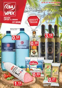 CBA Verex leták platný od 16.07.2026