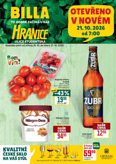 Náhled letáku Billa leták - Hranice od 21.10.2026