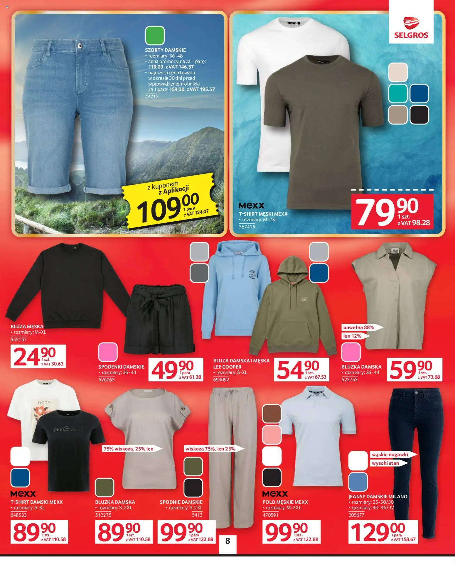 Selgros cash&carry gazetka - Oferta przemysłowa od 02.06.2026 | Strona: 11 | Produkty: Szorty, Bluzka, Spodnie, Spodenki