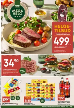 Forhåndsvisning av Coop Mega Mega Helg gyldig fra 18.06.2026