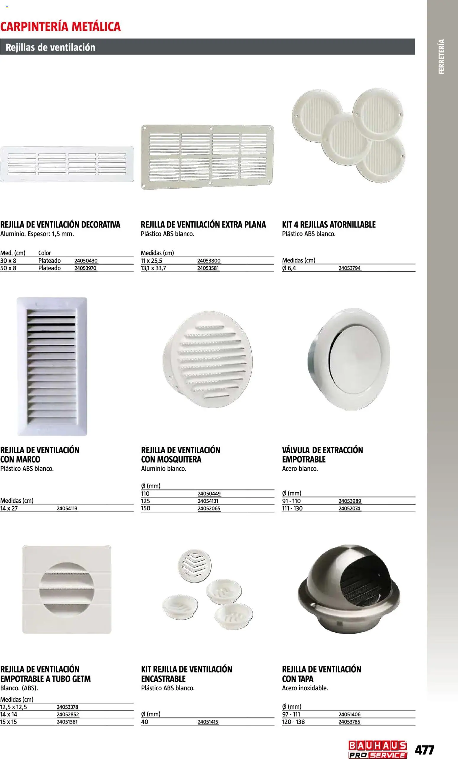 Bauhaus ProService │ válido desde el 11/05/2026 | Página: 477 | Productos: Marco