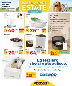 Anteprima del volantino Arcaplanet volantino valido a partire dal 02/07/2026 | Pagina: 38 | Prodotti: Tè, Crocchette, Bilancia, Batteria