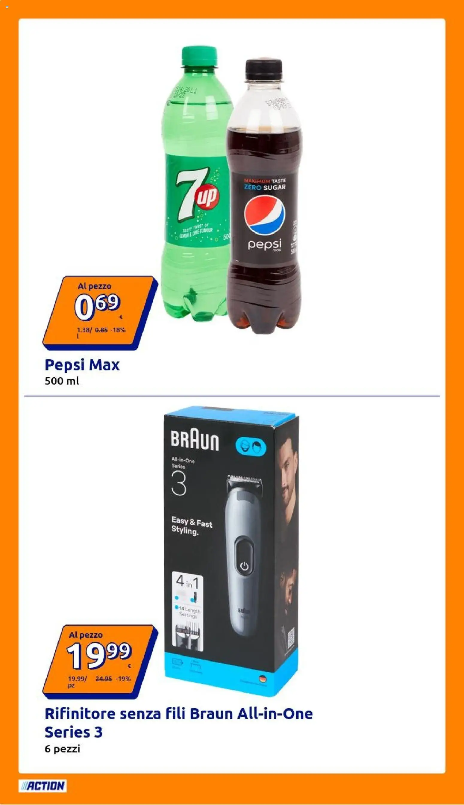 Volantino Action del 24/06/2026 | Pagina: 6 | Prodotti: Pepsi
