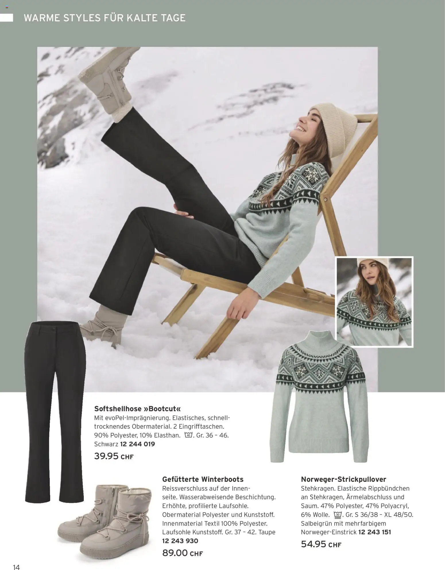 Tchibo aktionen Warme Styles – gültig ab 01.11.2026 | Seite: 14