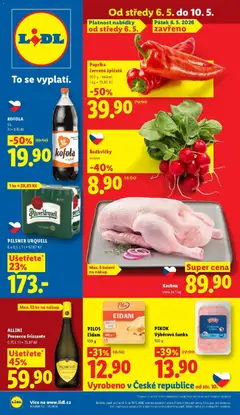 Náhled letáku Lidl aktuální leták od 06.05.2026