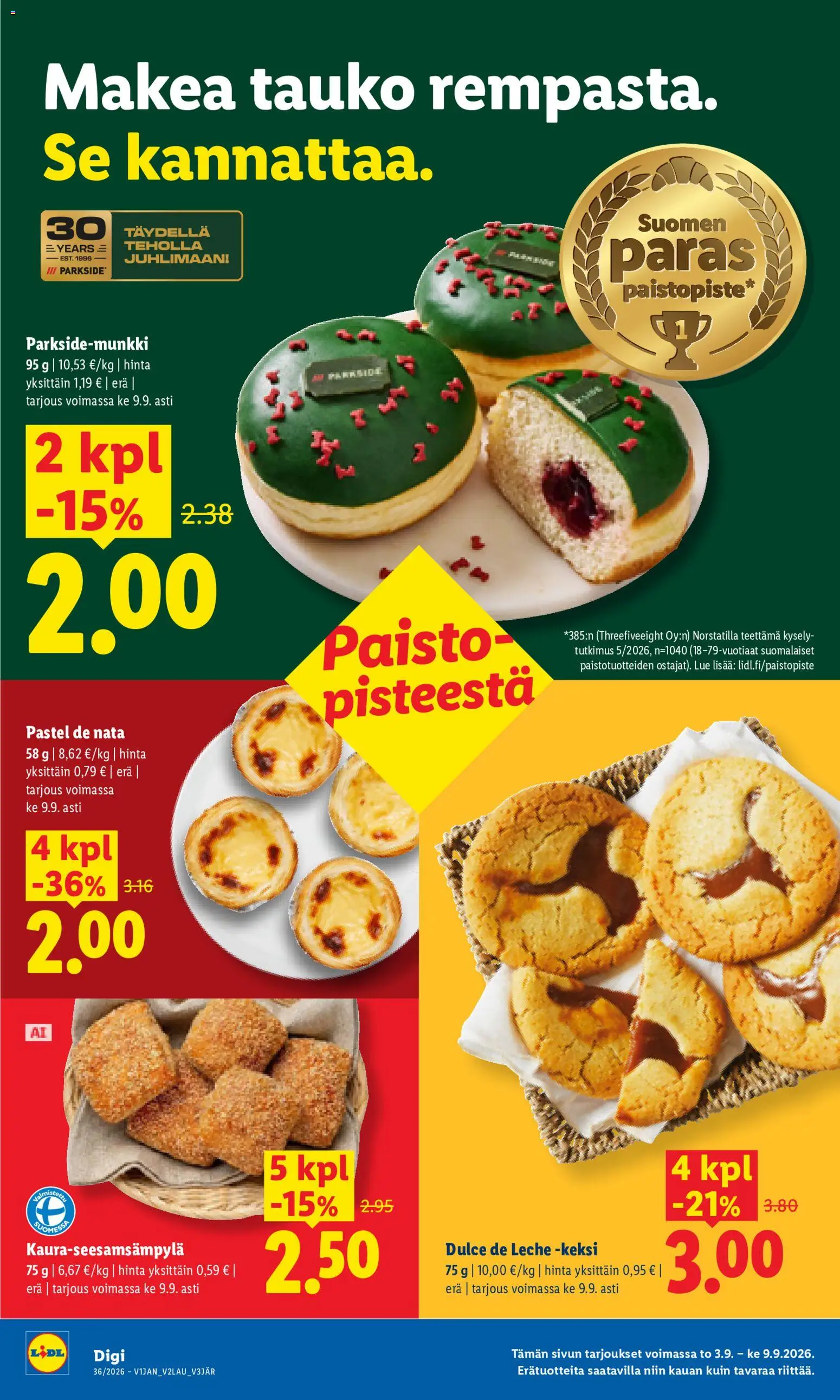 Lidl tarjoukset – voimassa 07/09/2026 alkaen | Sivu: 4