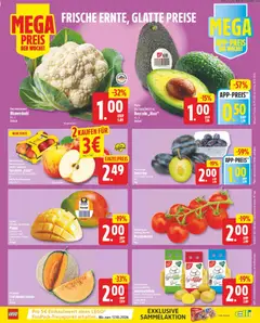 Elli Markt Prospekt ab 28.09.2026 gültig | Seite: 3 | Produkte: Avocado, Kartoffeln, Mango, Blumenkohl