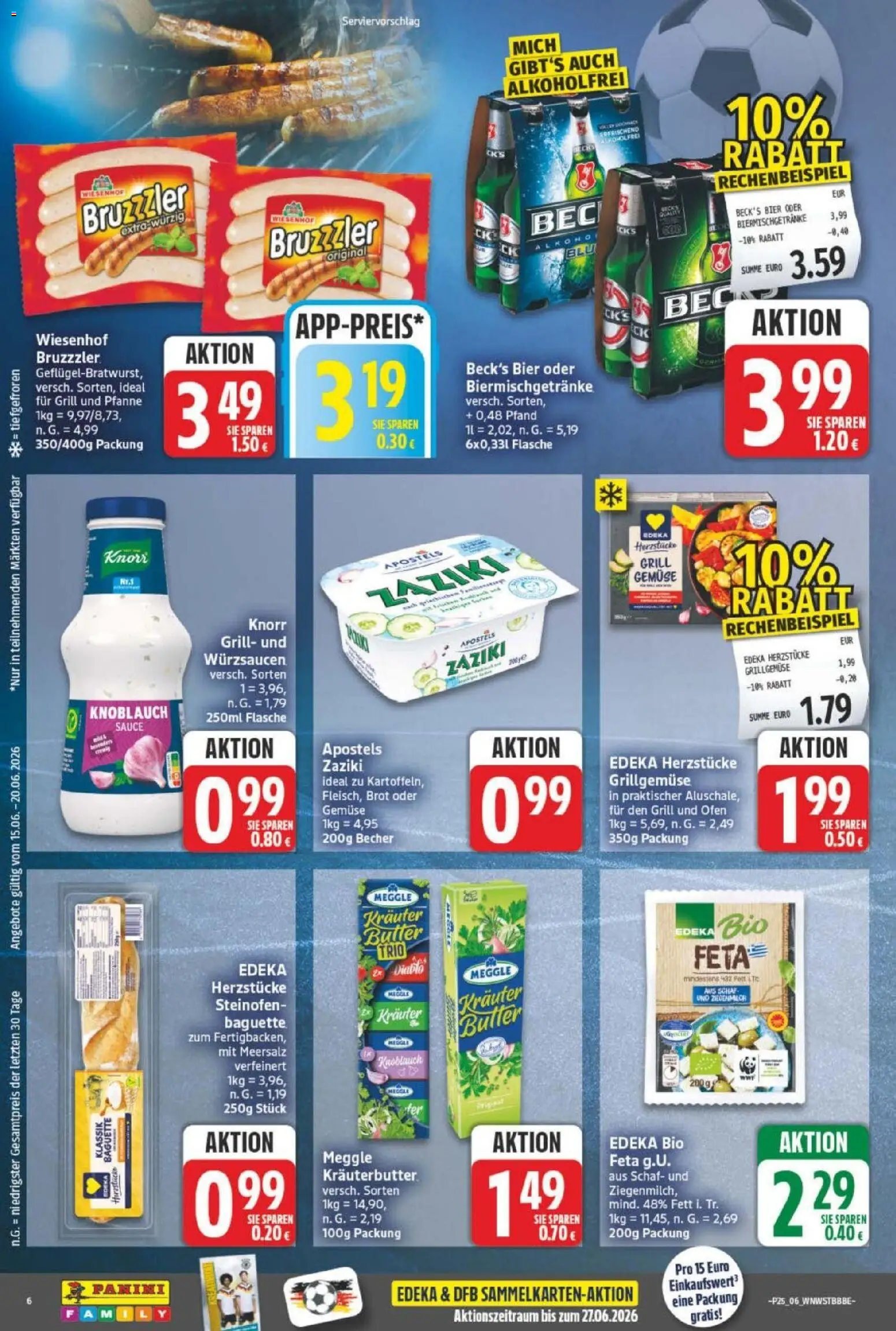 NP Discount Prospekt – gültig ab 15.06.2026 | Seite: 6 | Produkte: Ofen, Grill, Baguette, Knorr
