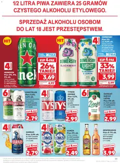 Pogląd oferty "Kaufland gazetka" - ważna od 29.04.2026 | Strona: 55 | Produkty: Cytryna, Leżak, Harnaś, Heineken