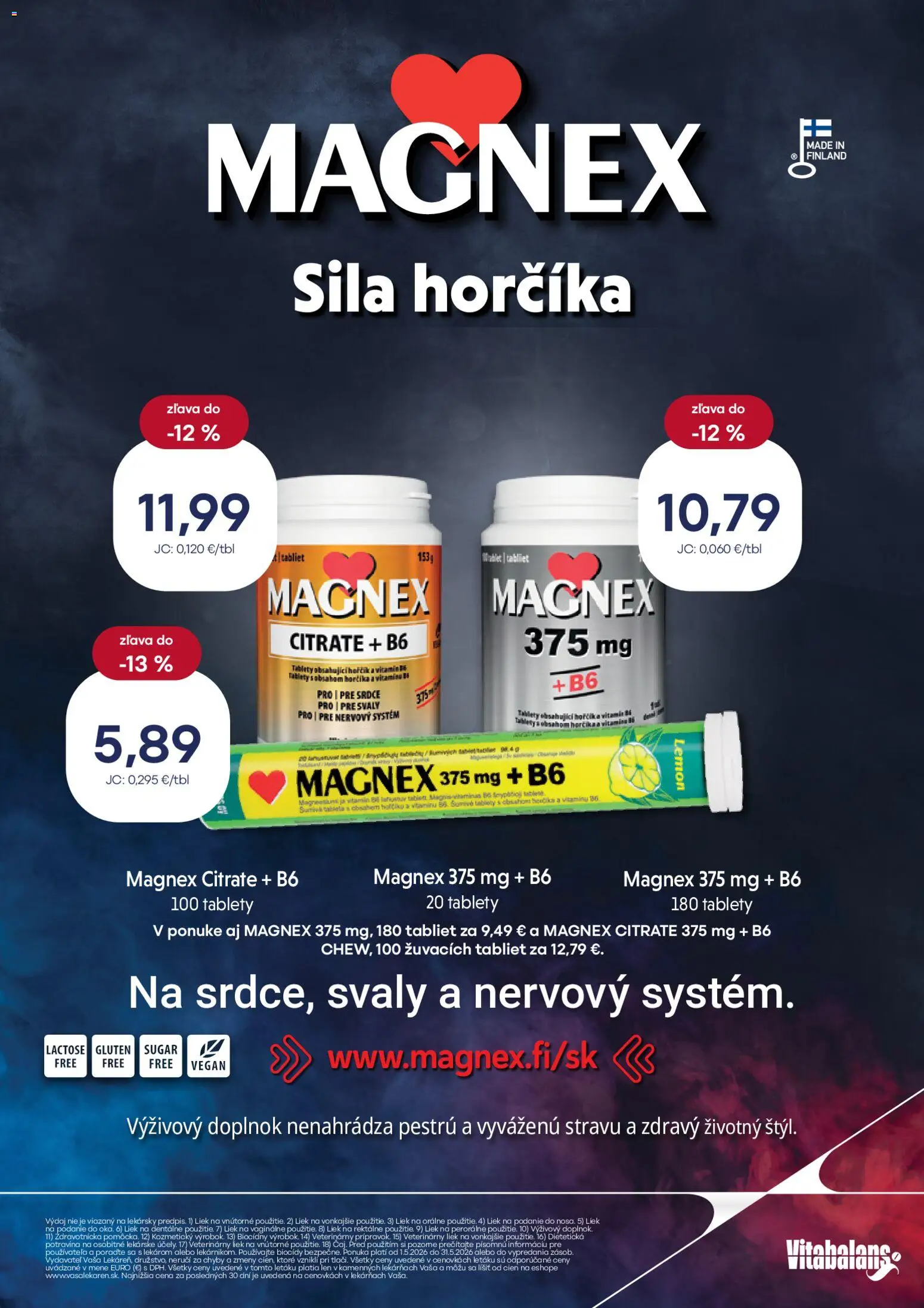 Nové Vaša lekáreň akcie – leták je platný od 01.05.2026 | Strana: 12