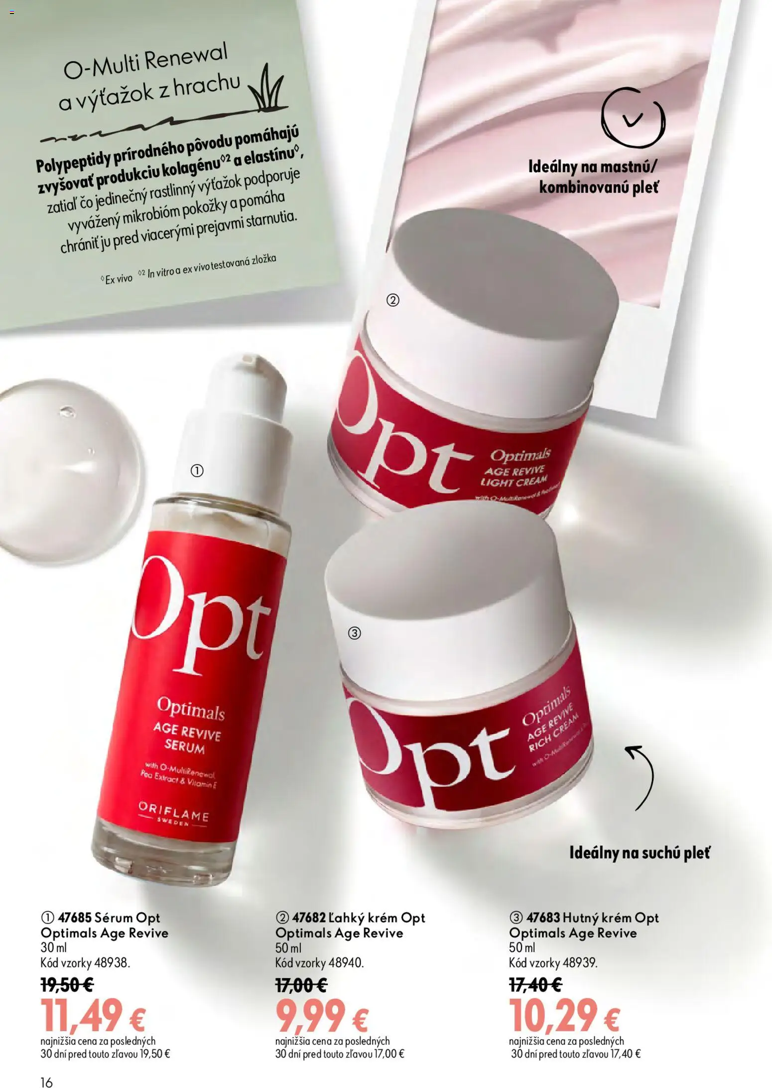 Nové Oriflame akcie – leták je platný od 09.09.2026 | Strana: 16 | Produkty: Krém