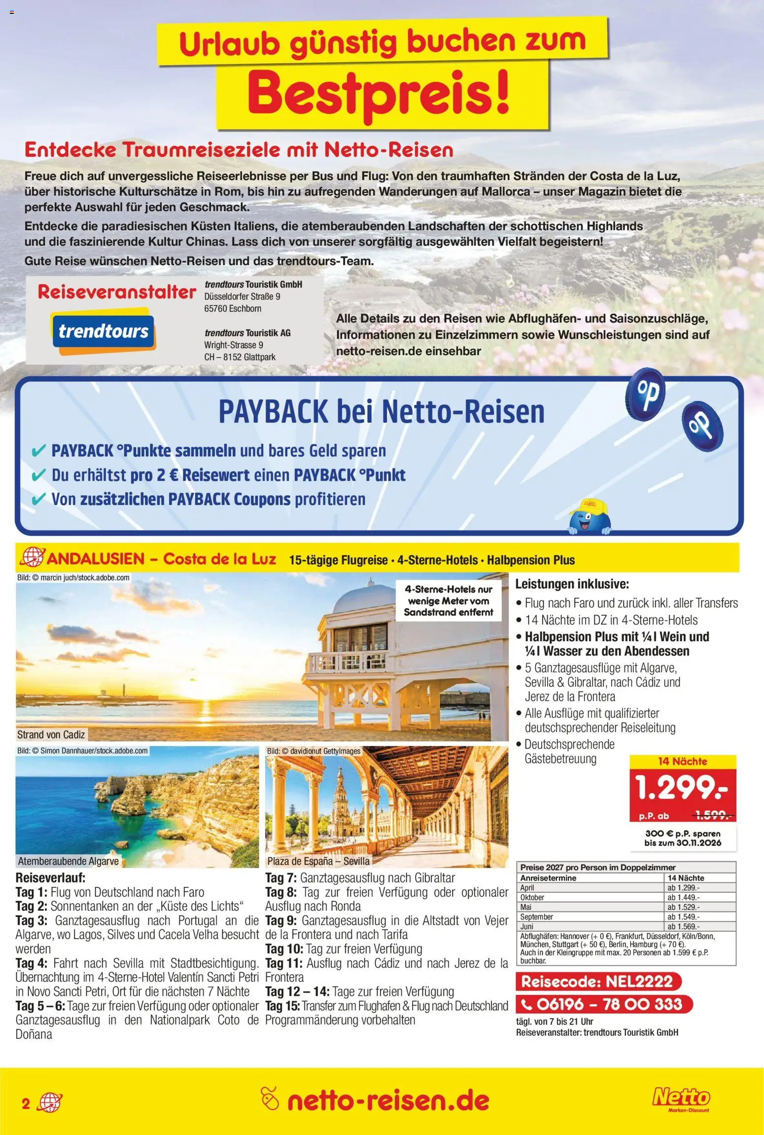 Netto Marken-Discount Reise-Sonderangebote – gültig ab 15.10.2026 | Seite: 2