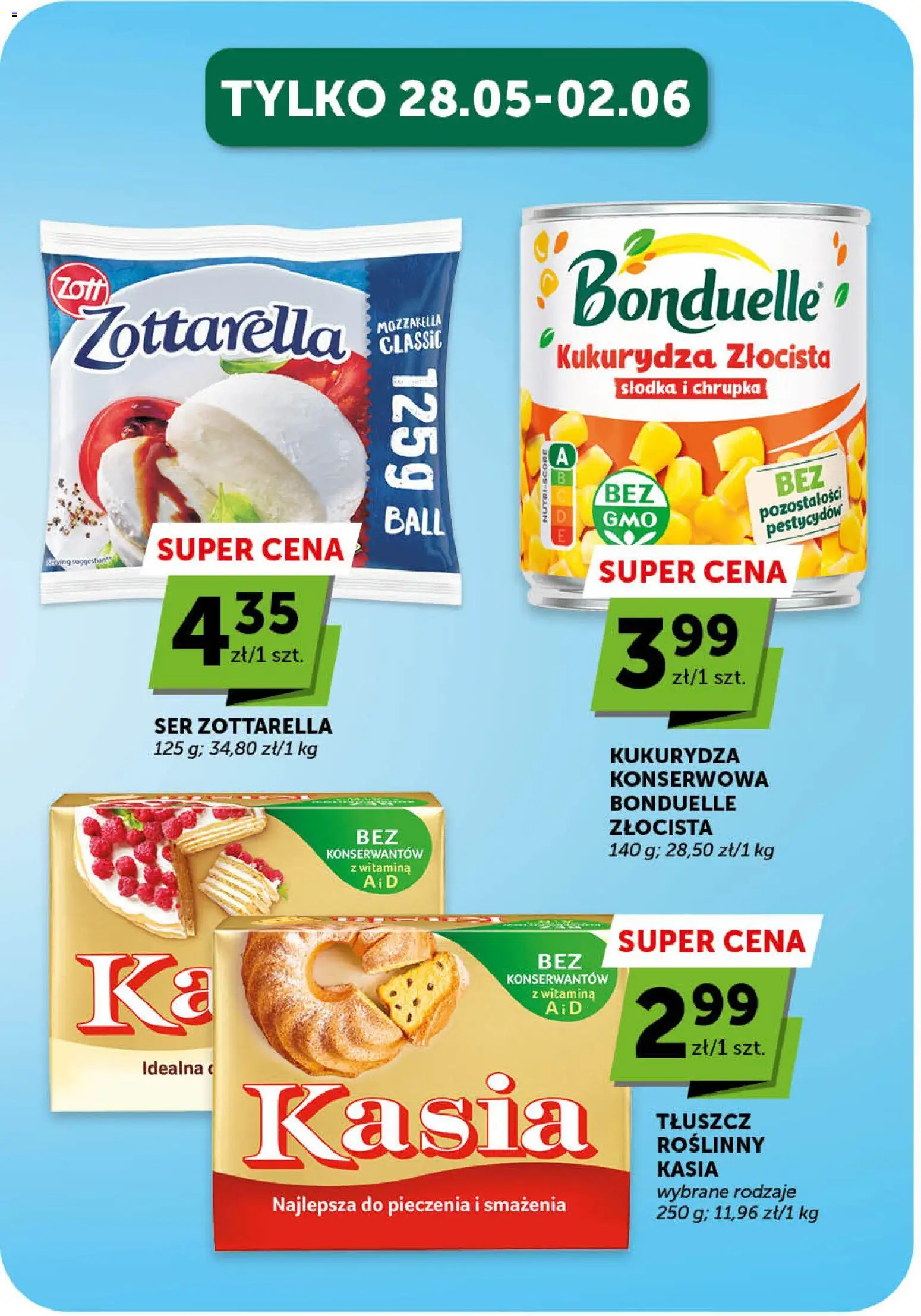 Euro Sklep gazetka od 28.05.2026 | Strona: 24 | Produkty: Kukurydza, Ser, Mozzarella
