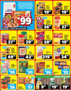 Usave specials catalogue – valid from 20.04.2026 | Page: 2 | Products: Pears, Cake, Detergente líquido, Sugar