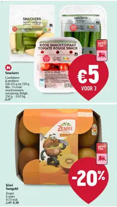 Kiwi Sungold, Zespri Sungold kiwifruit - Voorbeeld van een folder van Delhaize, geldig van 20/08/2026 | Pagina: 9