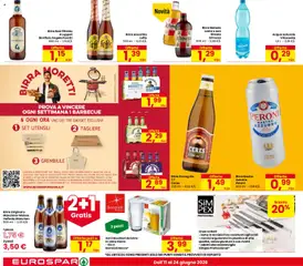 Anteprima del volantino Eurospar volantino valido a partire dal 11.06.2026 | Pagina: 8 | Prodotti: Acqua, Barbecue, Lavastoviglie, Tagliere
