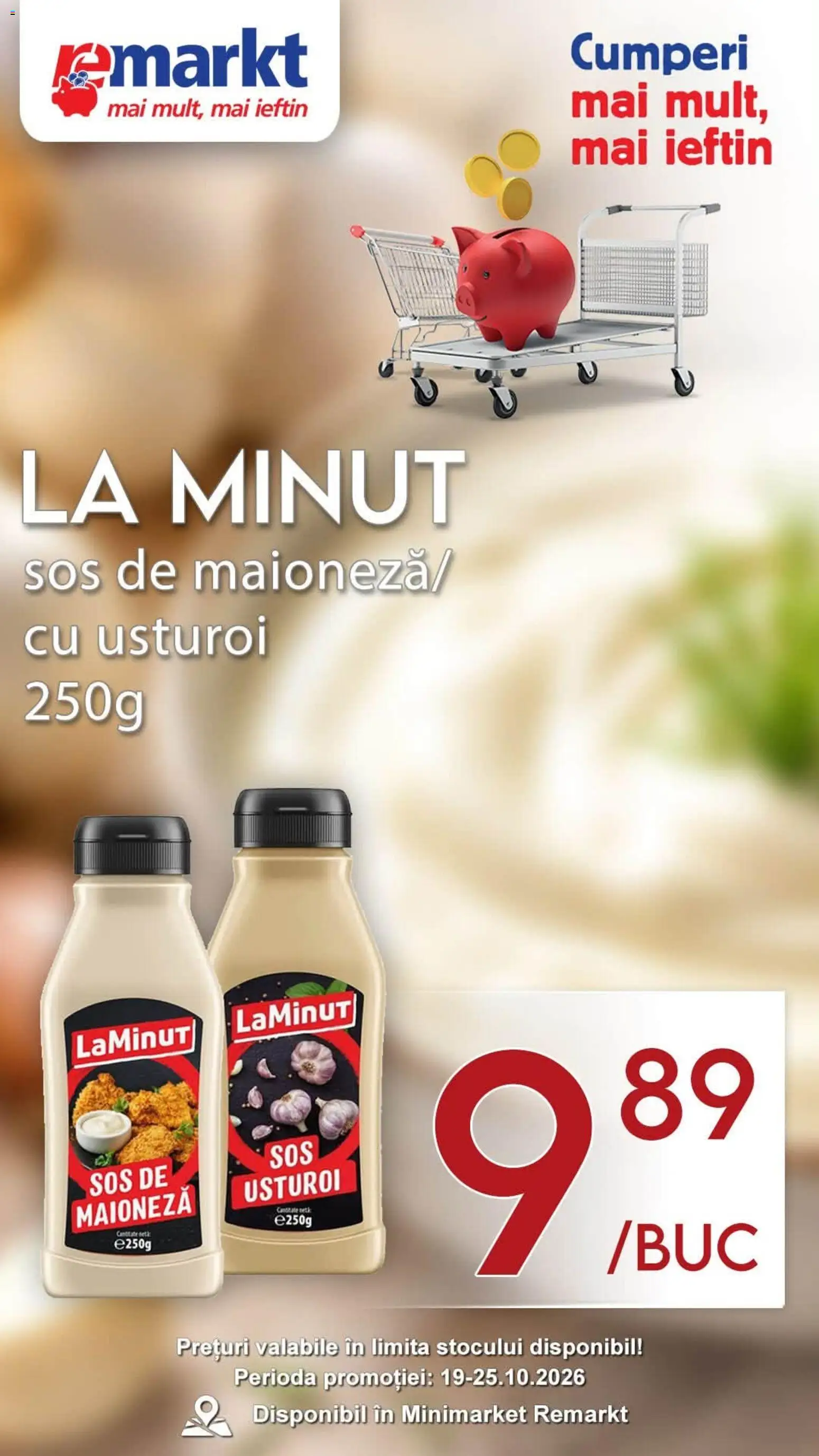 Noul catalog Remarkt – valabil de la 19.10.2026 | Pagină: 3 | Produse: Maioneză, Sos, Usturoi