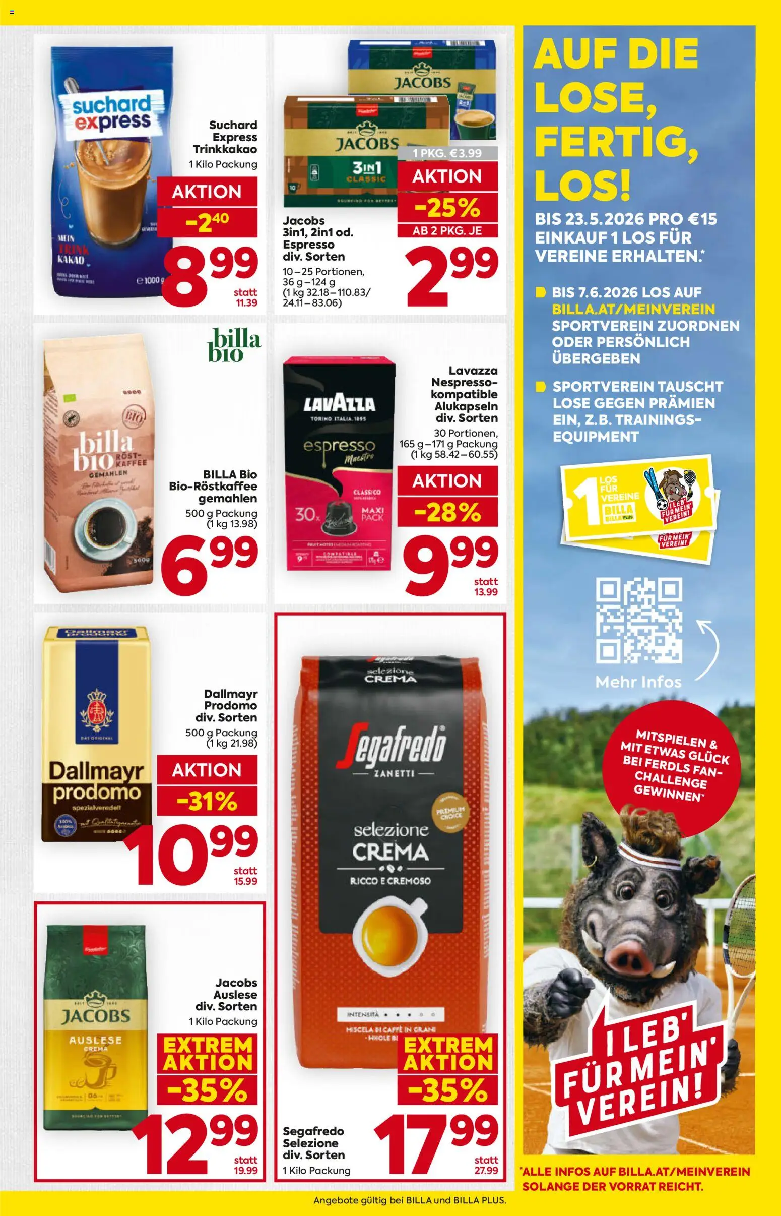 Billa - Flugblatt gültig ab 16.04.2026 | Seite: 11 | Produkte: Kaffee