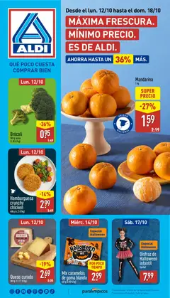 Vista previa Aldi folleto Península válido desde el 12/10/2026