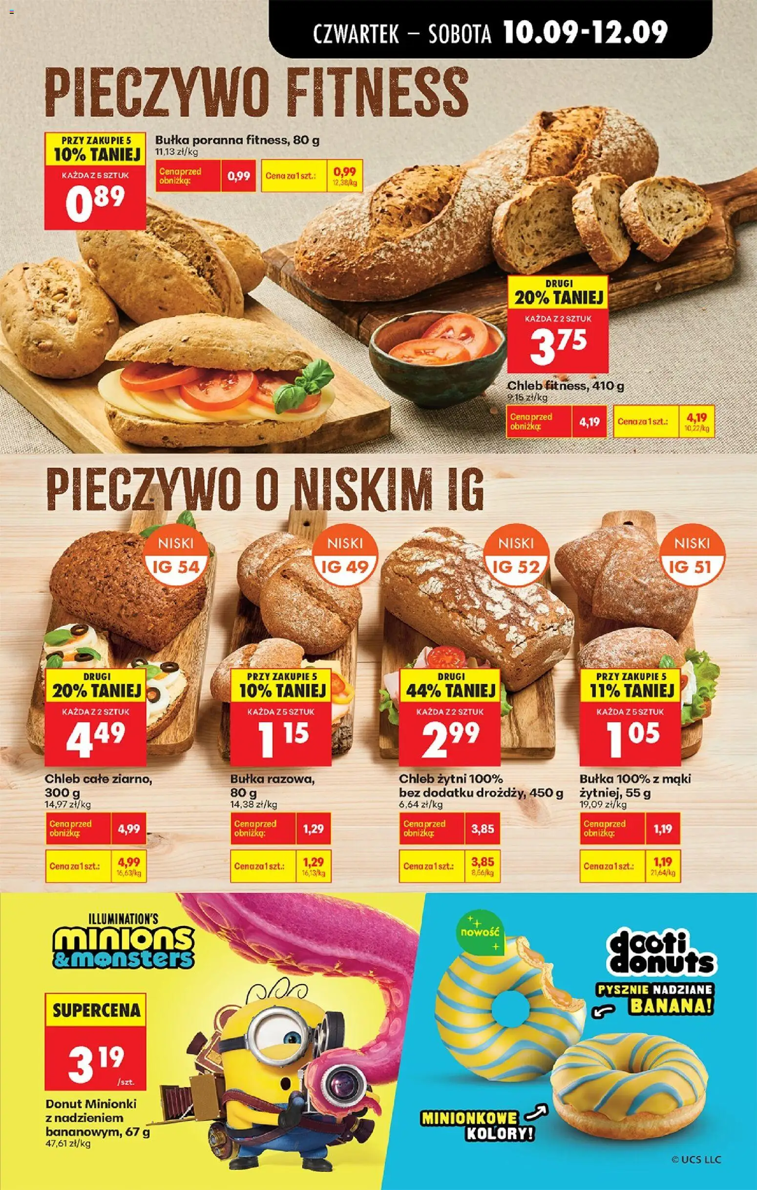 Biedronka gazetka od czwartku od 10.09.2026 | Strona: 47 | Produkty: Pieczywo, Chleb żytni, Bułka, Chleb