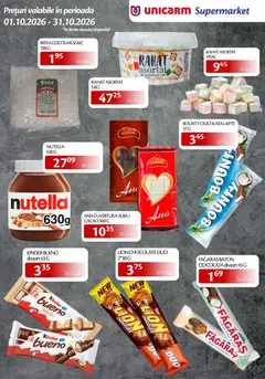 Ofertele Unicarm valabile de la 01.10.2026 | Pagină: 8 | Produse: Alba, Cuvertură, Lapte, Condimente