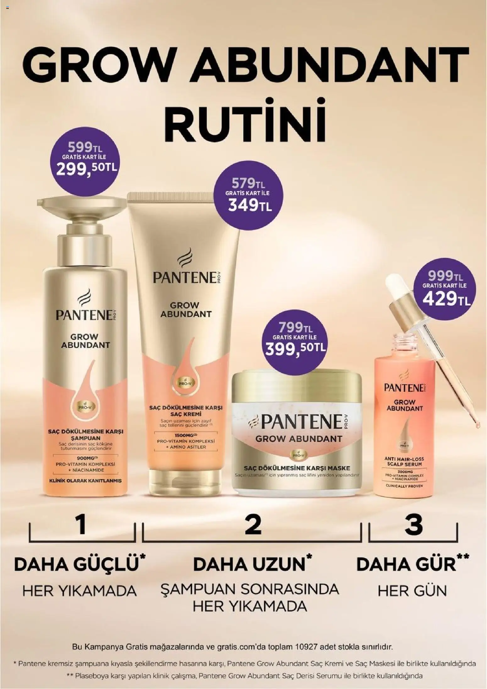 Gratis Katalog - 01.04.2026 tarihinden itibaren geçerlidir | Sayfa: 36 | Ürünler: Şampuan, Saç Kremi, Saç maskesi, Maske