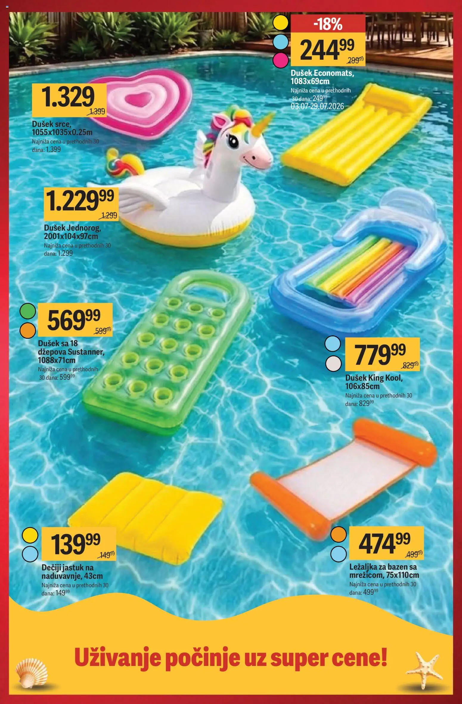 Mega Maxi katalog - važi od 02.07.2026 | Strana: 12 | Proizvode: Dušek, Jastuk, Ležaljka