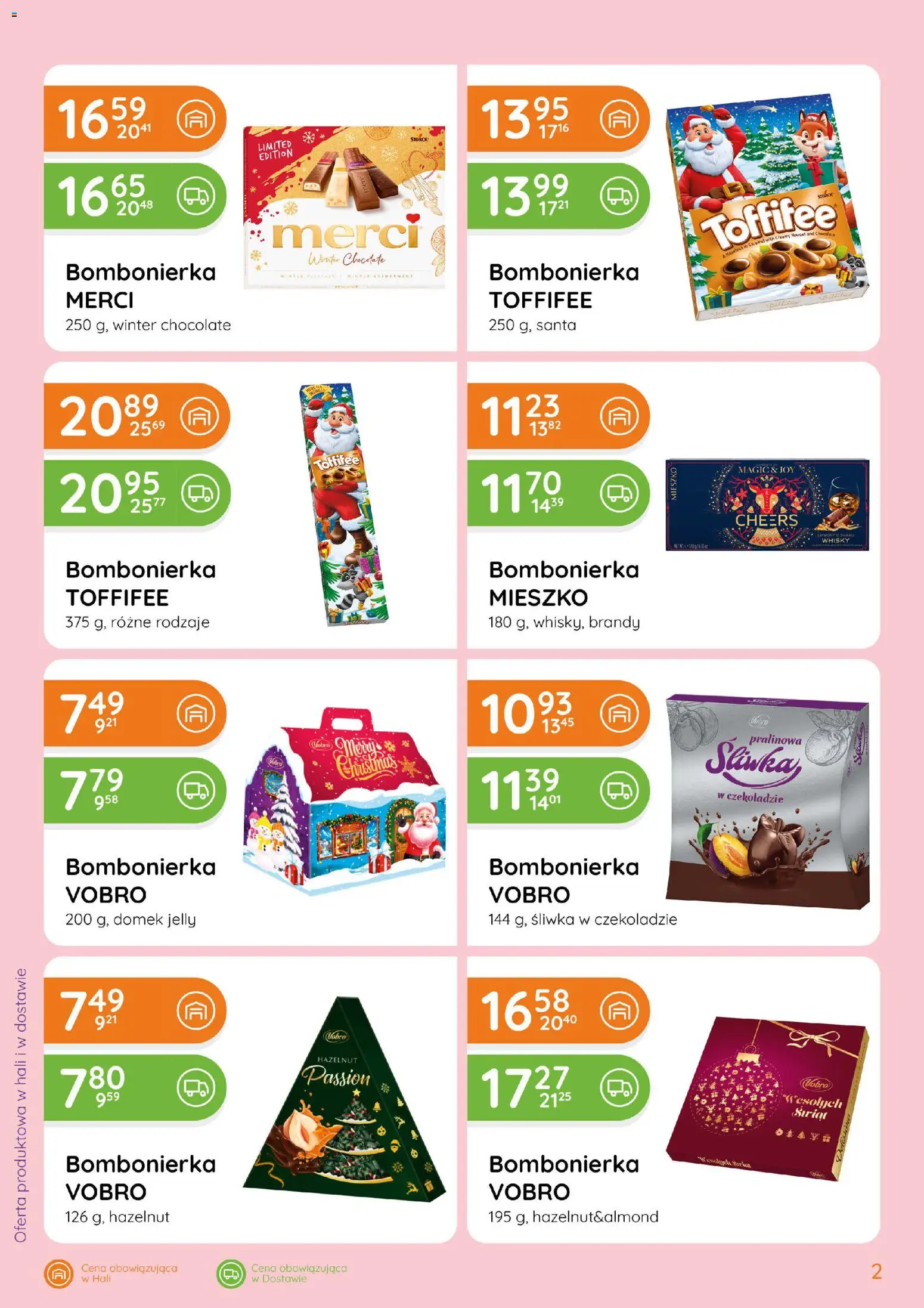 Eurocash gazetka - Katalog Boże Narodzenie - Słodycze od 15.10.2026 | Strona: 2 | Produkty: Merci, Toffifee, Brandy, Whisky
