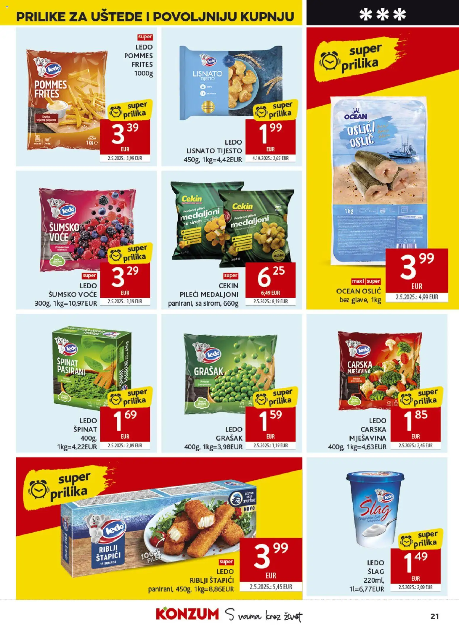 Konzum katalog | vrijedi od 21.10.2026 | Stranica: 21