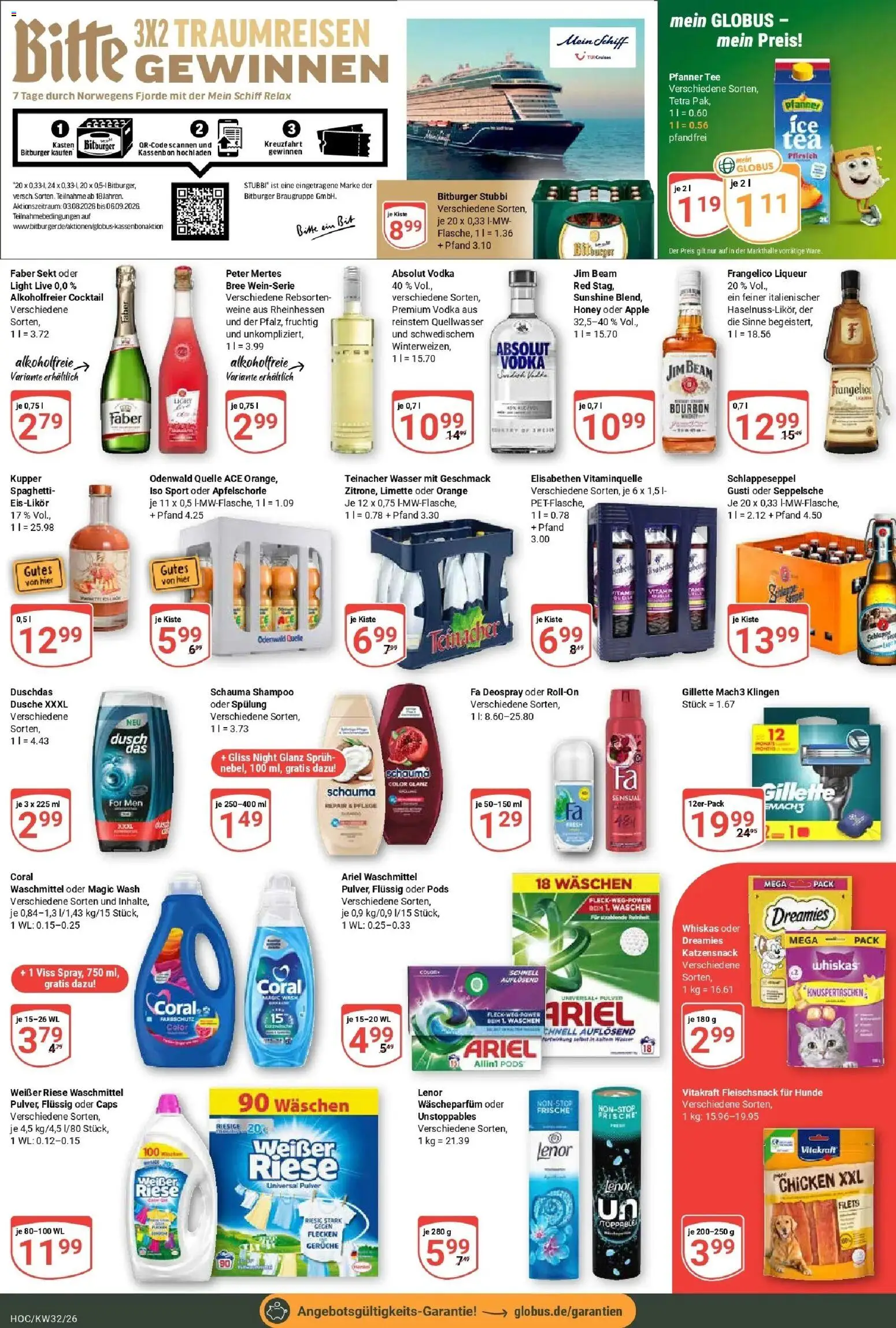 Globus Prospekt Hockenheim (ab 03.08.2026) » Angebote online | Seite: 3 | Produkte: Schauma shampoo, Apple, Deospray, Vodka