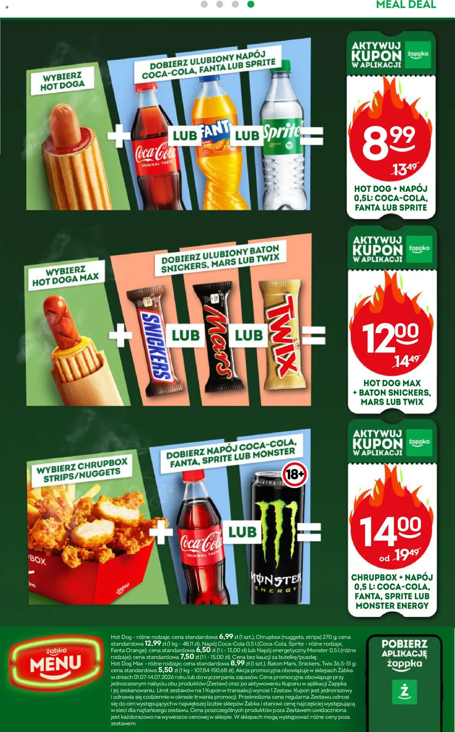Żabka gazetka od 01.07.2026 | Strona: 61 | Produkty: Sprite, Baton