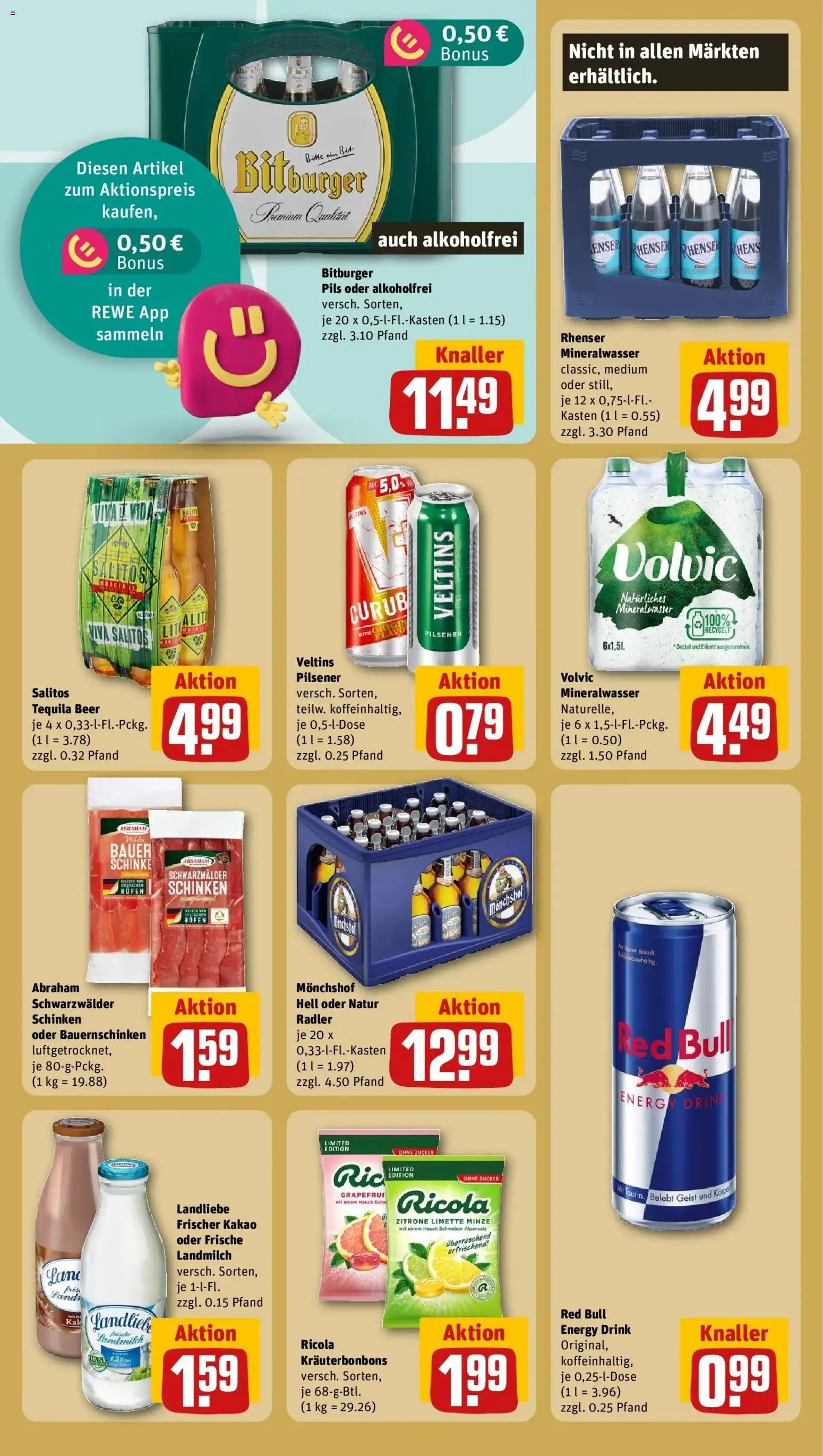 REWE Prospekt ab 05.10.2026 zum Blättern » Angebote | Seite: 18 | Produkte: Monchshof, Pils, Tequila, Zitrone