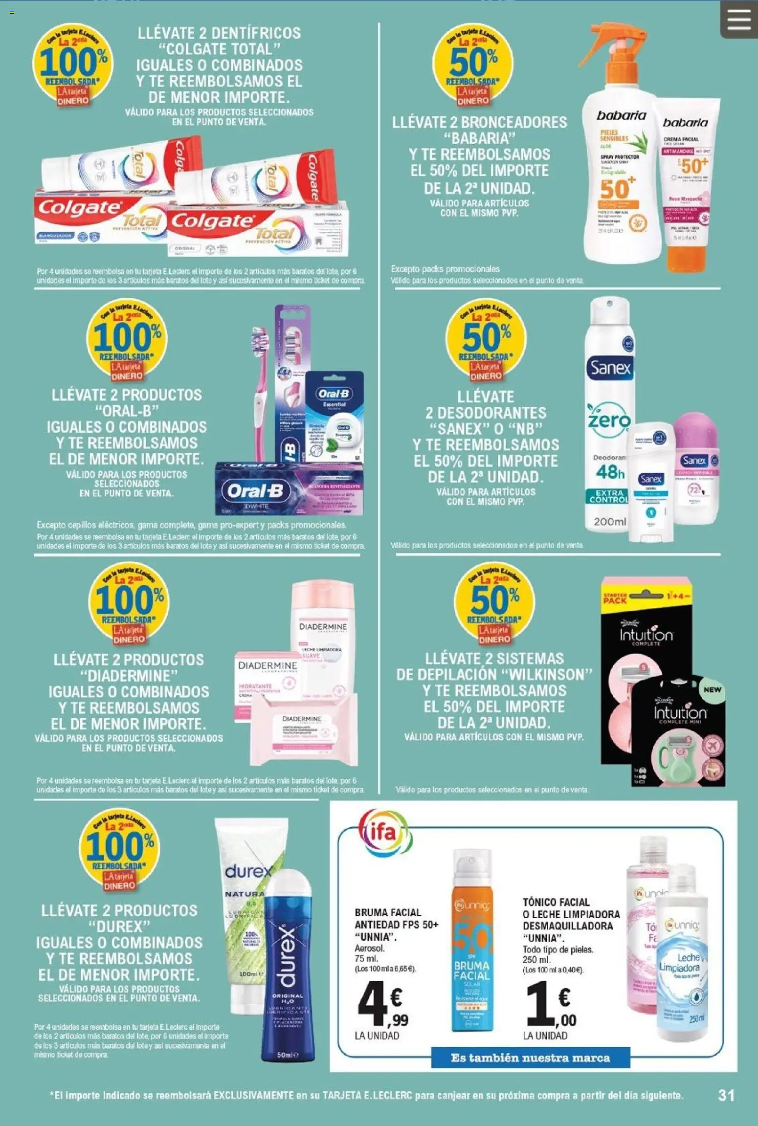 E.Leclerc folleto │ válido desde el 17.06.2026 | Página: 31 | Productos: Noodles αυγού, Crema facial, Crema, Té