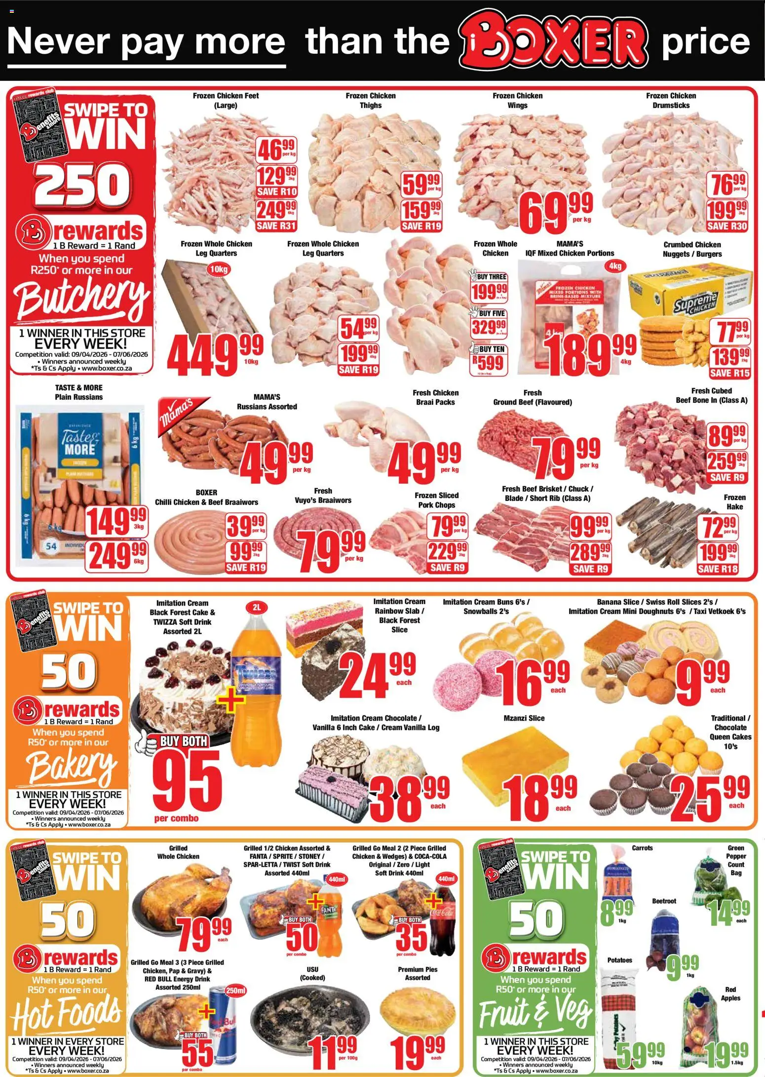 New Boxer catalogue – valid from 11.05.2026 | Page: 2 | Products: Fanta, Carrots, Cream, Gravy
