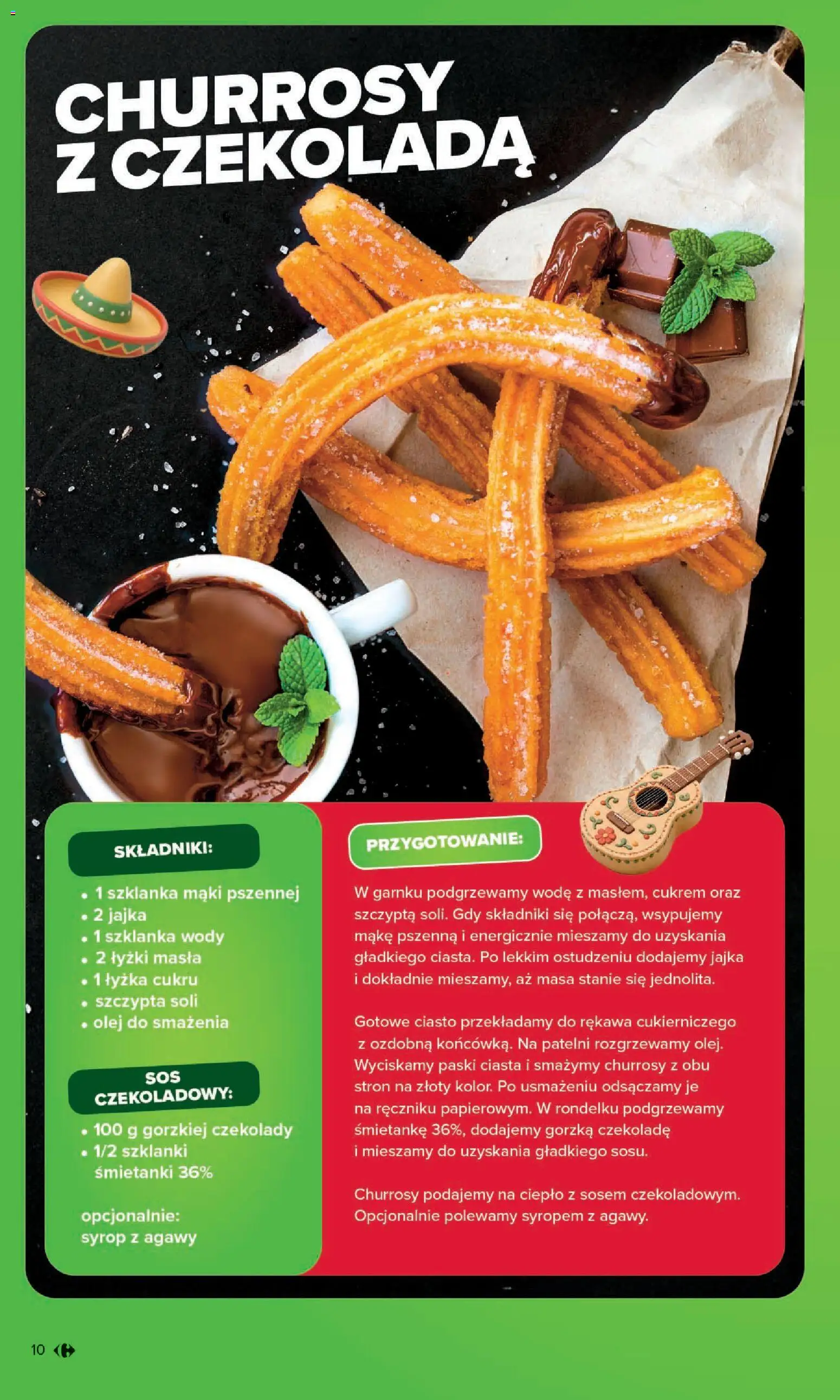 Carrefour gazetka - Kuchnia meksykańska od 15.06.2026 | Strona: 10 | Produkty: Jajka, Olej, Czekolada, Szklanki