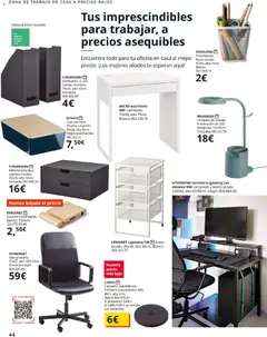 Vista previa IKEA - Precios bajos válido desde el 01/09/2026 | Página: 44 | Productos: Cable, Silla, Caja, Lámpara