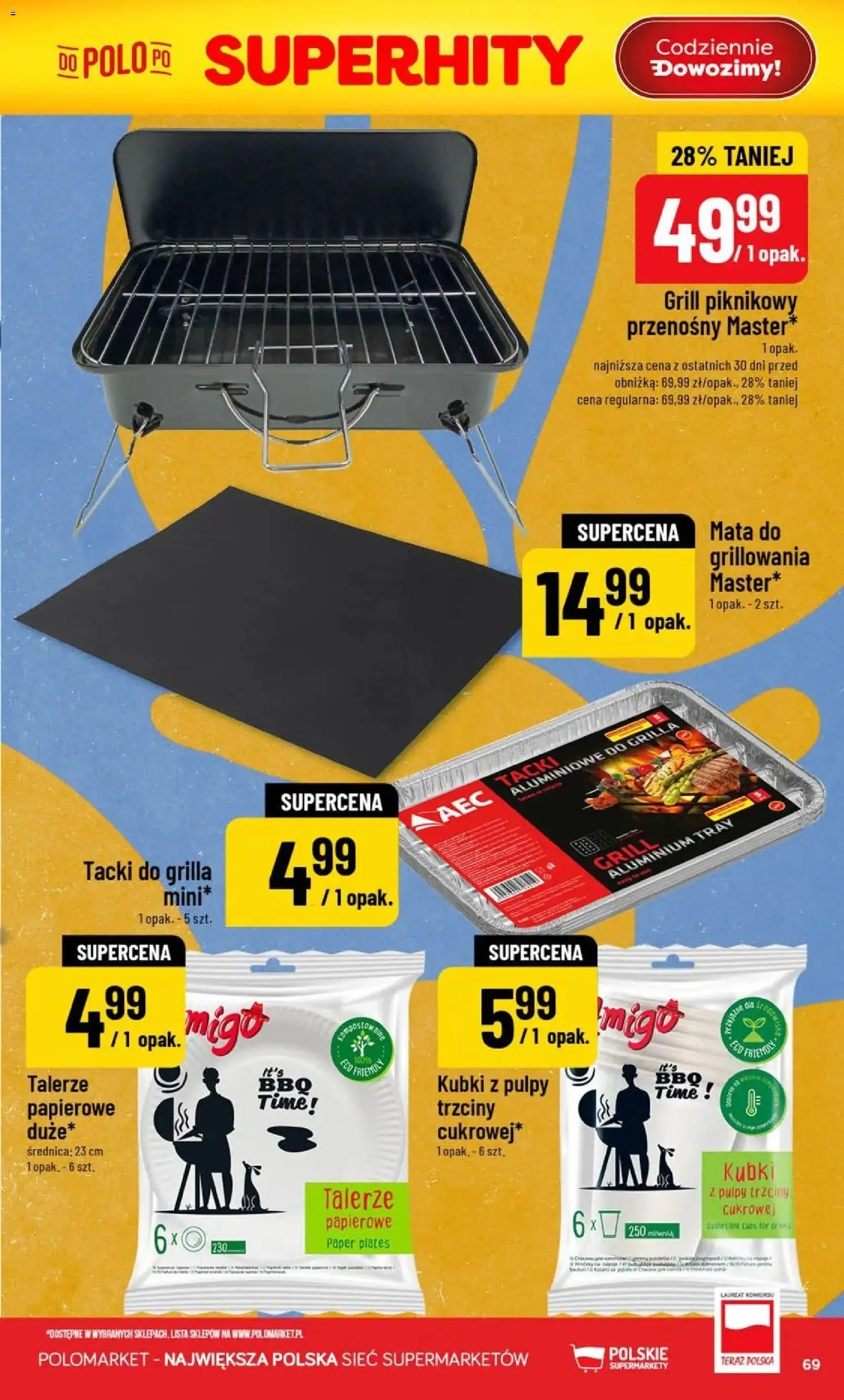 POLOmarket gazetka od 05.08.2026 | Strona: 69 | Produkty: Grill, Talerze