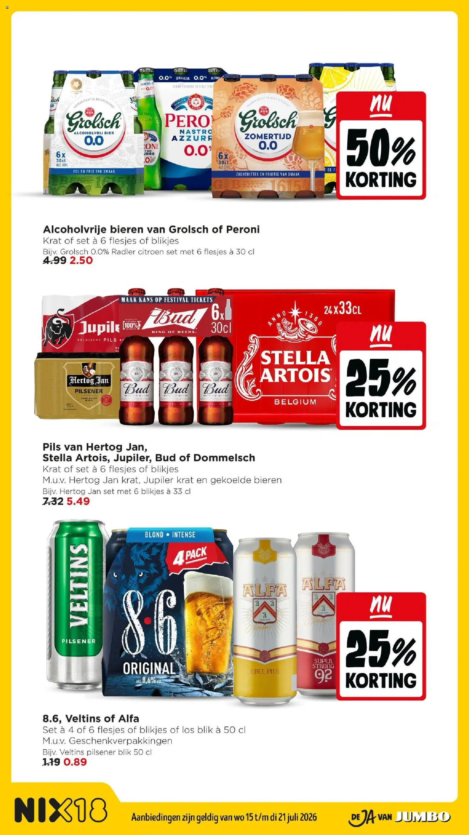 {H1} | Pagina: 18 | Producten: Citroen, Bier, Radler, Alcoholvrij bier