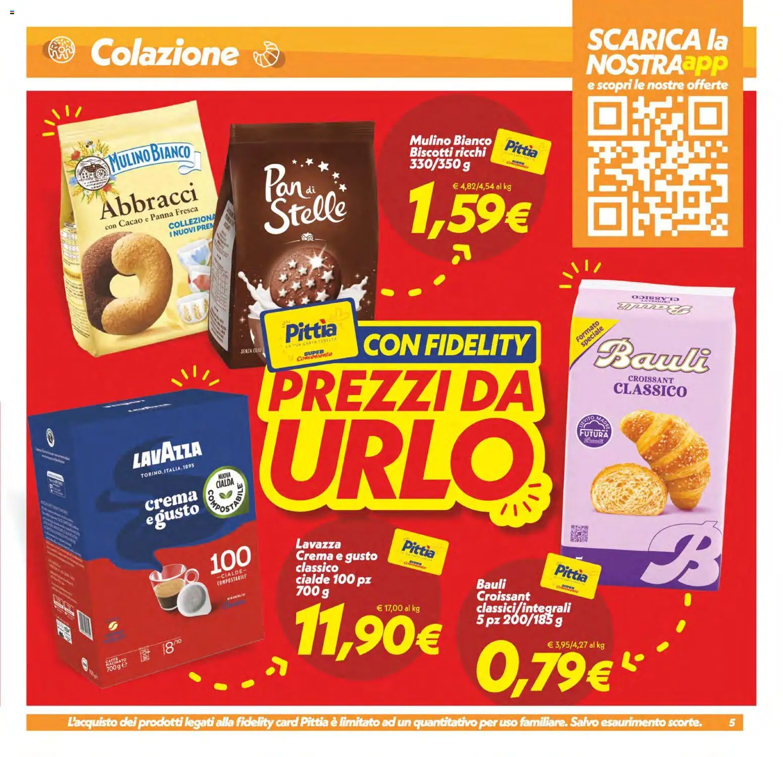 Volantino SuperConveniente del 10/07/2026 | Pagina: 5 | Prodotti: Crema, Croissant, Cacao, Macinato