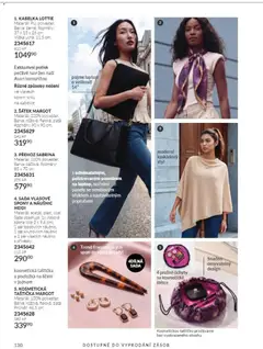Náhled letáku Avon Katalog 10/2026 od 01.10.2026 | Strana: 130 | Produkty: Přehoz, Kabelka, Šátek, Kosmetická taštička