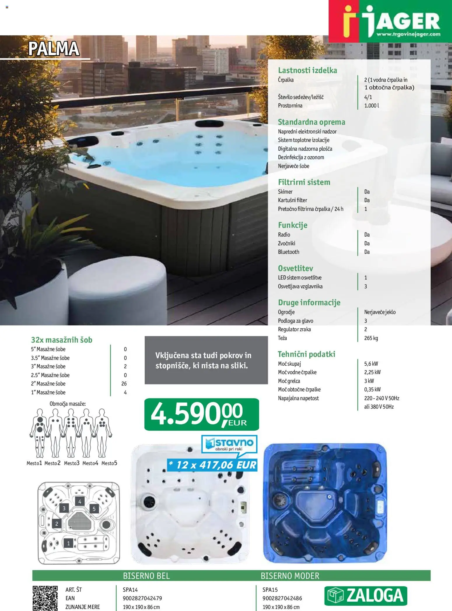 Novi Jager katalog ponudbe – veljaven od 21.08.2026 | Stran: 41 | Izdelki: Radio, Črpalka, Teza, Podloga