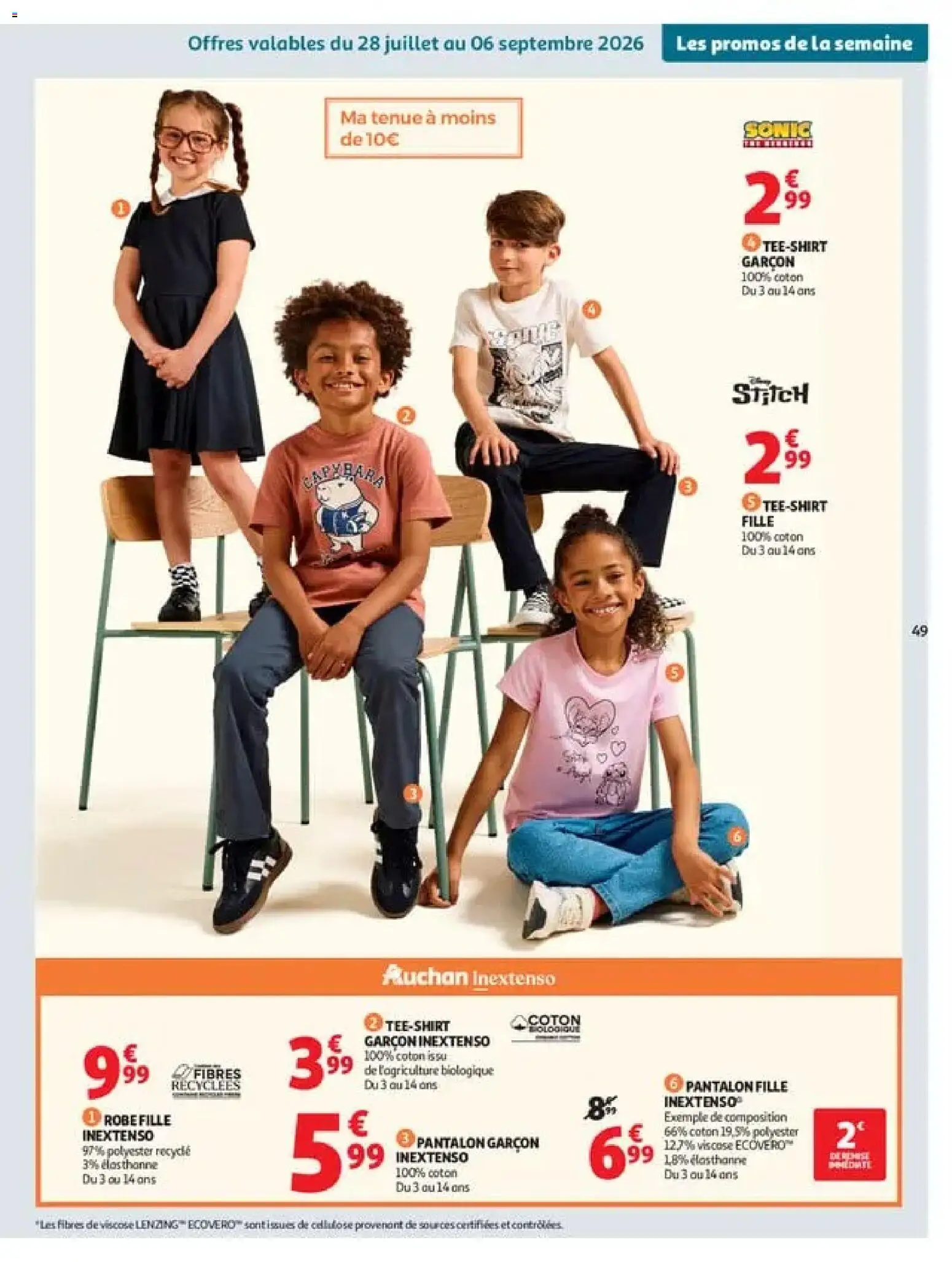 {H1} | Page: 49 | Produits: Robe, Coton, T-shirt, Pantalon